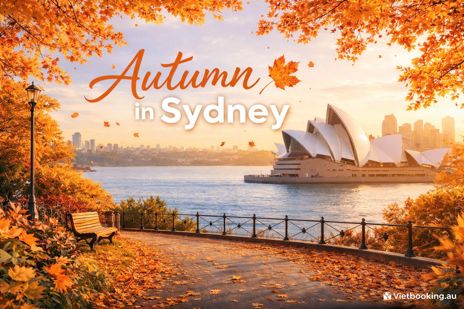 Mãn Nhãn Mùa Thu Sydney – Khi Thành Phố Cảng Khoác Lên Sắc Vàng Lãng Mạn