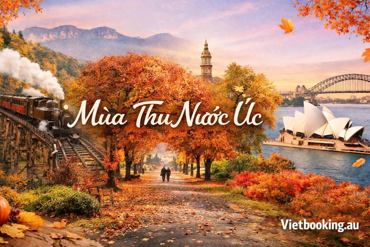 Mùa Thu Nước Úc – Khi Tháng 3 Mang Theo Hơi Thở Giao Mùa